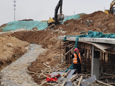 泰安住建局 泮河治理工程加速推進(jìn)，一期項目預(yù)計6月底竣工，房屋建設(shè)工程施工同步開展